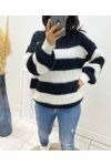 SOFT SWEATER SCRATCH AH11 BLACK