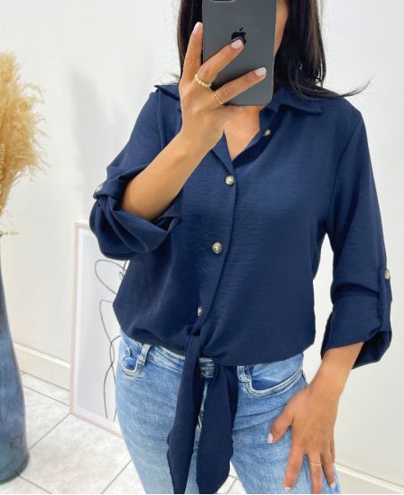 NAVY BLUE SHIRT AH41