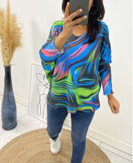 SWEATER IMPRESS AH32 BLUE