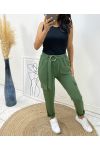 PACK 4 TROUSERS CARGO STYLE BELT AH82 KAKI