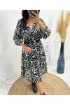 PRINTED DRESS AH235 ZEBRE
