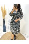 PRINTED DRESS AH235 ZEBRE