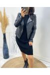 TWISTED MESH DRESS AH221 BLACK