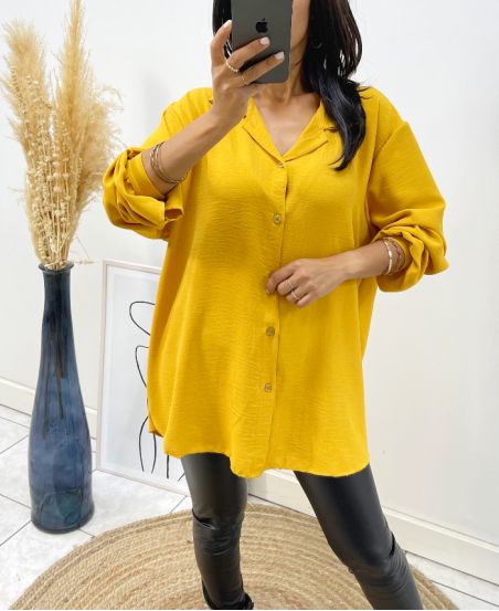 BLOUSE AH256 MUSTARD