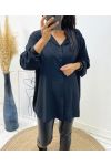 BLOUSE AH256 BLACK