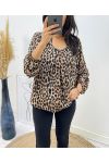 BLOUSE PRINTED ANIMAL BALL EFFECT AH218 I3