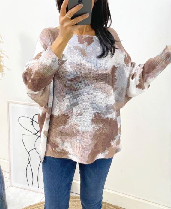 SWEATER IMPRESS AH280 CHOCO