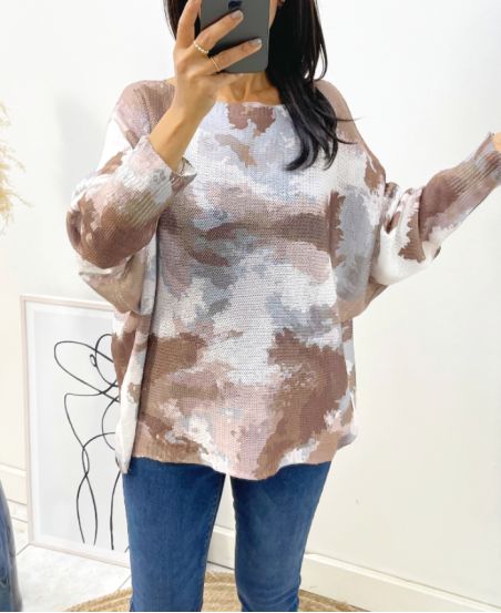 SWEATER IMPRESS AH280 CHOCO
