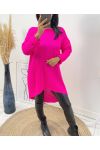 PULLOVER LONG AH236 FUSHIA