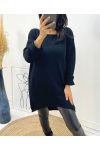 LONG SWEATER AH236 BLACK