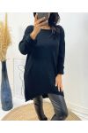 LONG SWEATER AH236 BLACK