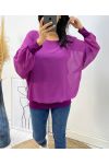 TOP DOUBLE CURTAIN AH313 PRUNE
