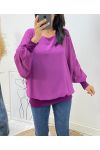 TOP DOUBLE CURTAIN AH313 PRUNE