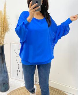 TOP DOUBLE CURTAIN AH313 ROYAL BLUE