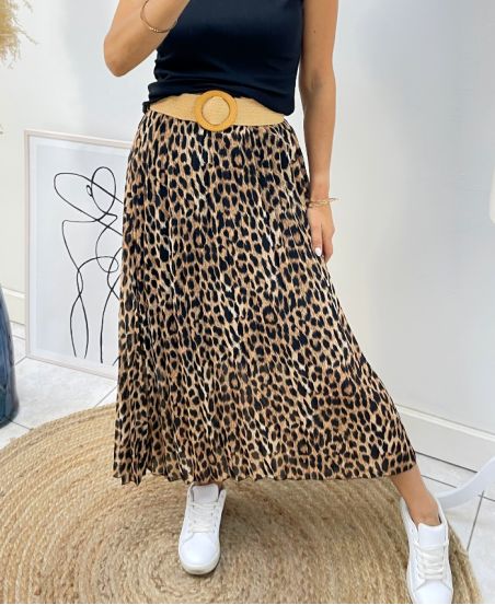 PRINTED SKIRT ANIMAL AH251 II3