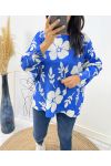 PULLOVER IMPRIME AH285 BLEU