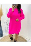 LANGER PULLOVER AH197 FUSHIA