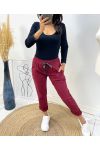 CASUAL PANTALON AH422 BORDEAUX