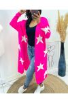 LONG VEST STAR AH481 FUSHIA