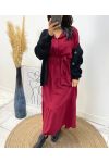 ROBE LONGUE 1943 BORDEAUX