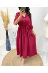 ROBE LONGUE 1943 BORDEAUX