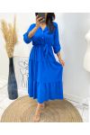 ROBE LONGUE 1943 BLEU ROYAL