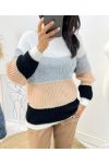 MULTICOLOR SHA21 SWEATERS WHITE