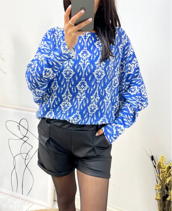 SWEATER IMPRESS AH112 BLUE