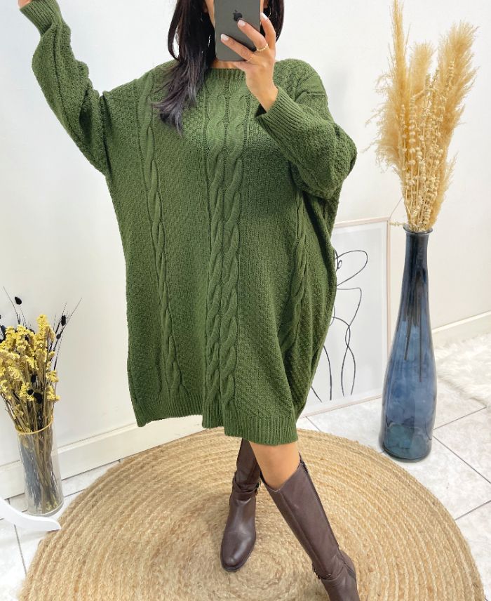 Robe en maille oversize cheap