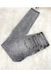 CONFEZIONE 11 JEANS GRIGIO METALLIZZATO AW569