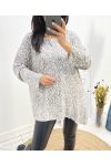 FEINER PULLOVER IMPRIMEL LEOPARD 2105 BEIGE