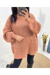 MAXI SWEATER CHINA AW830 RUST