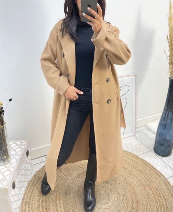 LANGER TRENCHCOAT AW839 CAMEL