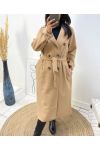 LANGE TRENCHCOAT AW839 CAMEL