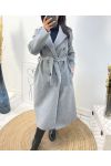 LANGE TRENCHCOAT AW839 GRIJS