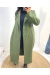 LANGE TRENCHCOAT AW839 GROEN