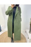 LANGE TRENCHCOAT AW839 GROEN