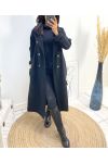 LANGE TRENCHCOAT AW839 ZWART