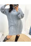 PULL ROBE AH847 GRIS