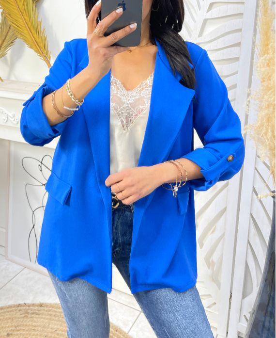 CHAQUETA LIGERA PE981 ROYAL BLUE