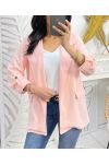 CHAQUETA LIGERA PE981 ROSA