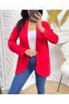 CHAQUETA BLAZER 2 BOLSILLOS SS975 ROJO