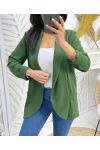 BLAZER JACKET 2 POCKETS PE975 MILITARY GREEN