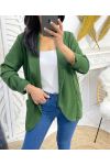 GIACCA BLAZER 2 TASCHE PE975 VERDE MILITARE