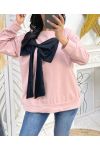 MAGLIONE ANNODATO PE978 ROSA