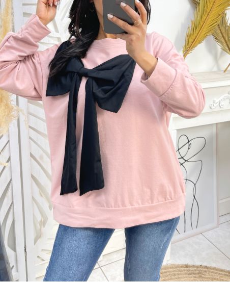 PULLOVER NOEUX PE978 ROSE