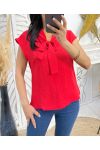 PE167 BLUSA ROJA