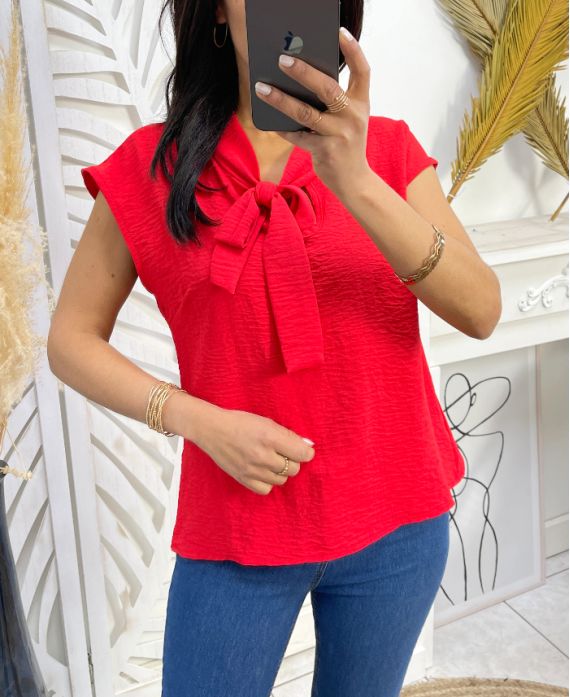 PE167 BLUSA ROJA