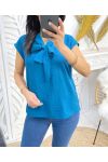 PE167 BLUSA AZUL PETRÓLEO