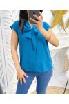 PE167 BLUSA AZUL PETRÓLEO